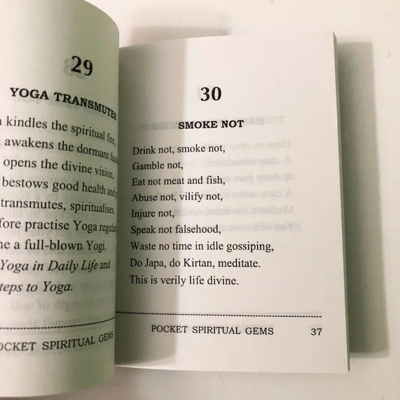 2008 Pocket Spiritual  Gems by Swami Sivananda Pocket Book - Picture 8 of 14